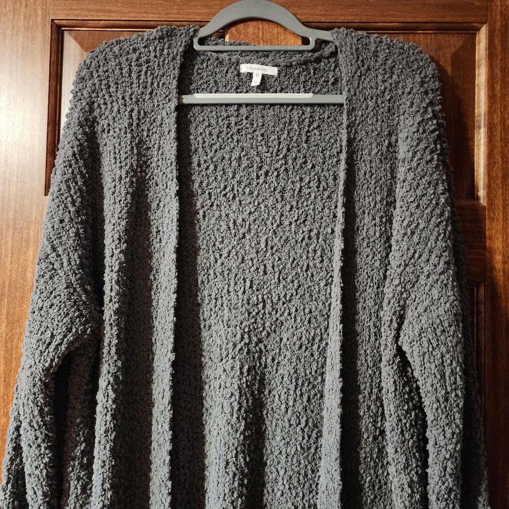 Maurices Popcorn Fuzzy Knit Cardigan